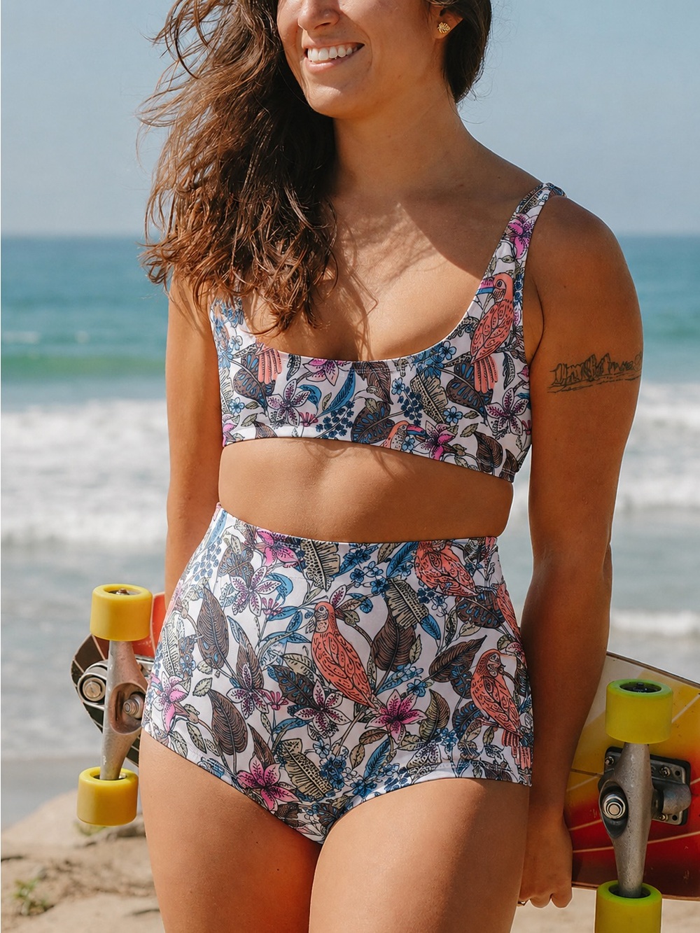 Kavala Collective Vanua Swim Top- Paradiso Sand SZ: XS, M NWT Boho Bikini Top